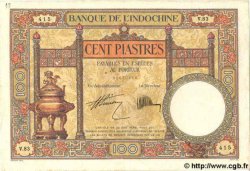 100 Piastres INDOCHINE FRANÇAISE  1931 P.051b pr.TTB