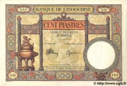100 Piastres Spécimen INDOCHINE FRANÇAISE  1935 P.051cs SPL