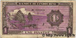 1 Piastre violet INDOCHINE FRANÇAISE  1943 P.060 TTB
