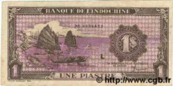 1 Piastre violet INDOCHINE FRANÇAISE  1943 P.060 TTB+