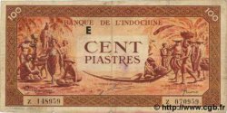100 Piastres orange INDOCHINE FRANÇAISE  1942 P.066 TB