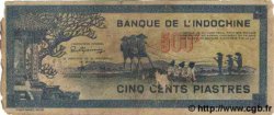 500 Piastres bleu  INDOCHINE FRANÇAISE  1944 P.068 B