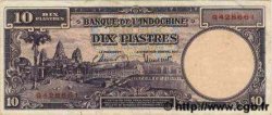 10 Piastres INDOCHINE FRANÇAISE  1947 P.080 TTB+