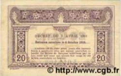 20 Cents INDOCHINE FRANÇAISE  1922 P.045a SPL