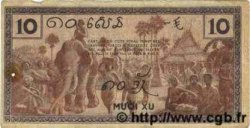 10 Cents  INDOCHINE FRANÇAISE  1939 P.085e TB