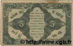 5 Cents INDOCHINE FRANÇAISE  1943 P.088b TB