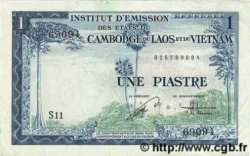 1 Piastre - 1 Dong FRENCH INDOCHINA  1954 P.105 XF