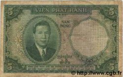 5 Piastres - 5 Dong FRENCH INDOCHINA  1953 P.106 G