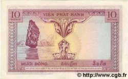 10 Piastres - 10 Dong FRENCH INDOCHINA  1953 P.107 AU