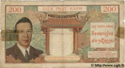 200 Piastres - 200 Dong INDOCHINA  1954 P.109 RC