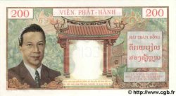 200 Piastres - 200 Dong Spécimen FRENCH INDOCHINA  1954 P.109s UNC-