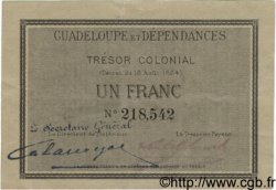 1 Franc GUADELOUPE  1884 P.01A SPL