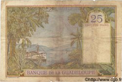 25 Francs GUADELOUPE  1934 P.14 F+
