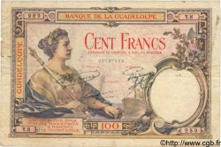 100 Francs GUADELOUPE  1934 P.16 BC