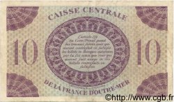 10 Francs Spécimen GUADELOUPE  1944 P.27as MBC