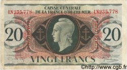 20 Francs GUADELOUPE  1944 P.28a q.MB