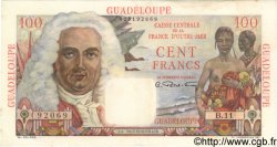 100 Francs La Bourdonnais GUADELOUPE  1946 P.35 fVZ