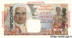 100 Francs La Bourdonnais Spécimen GUADELOUPE  1946 P.35s fST+