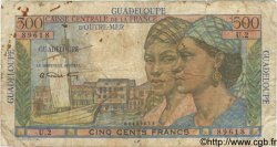 500 Francs Pointe à Pitre GUADELOUPE  1946 P.36 VG