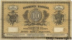 10 Markkaa FINLANDIA  1882 P.A46b BC