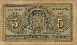 5 Markkaa FINLANDIA  1886 P.A50b q.MB