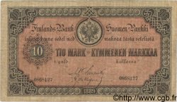 10 Markkaa FINNLAND  1889 P.A51 S