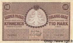 10 Markkaa FINLANDIA  1909 P.010a SPL