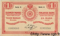 1 Markka FINLAND  1915 P.016b VF