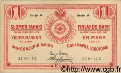 1 Markka FINLAND  1915 P.016b XF+