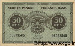 50 Pennia FINLAND  1918 P.034 XF+