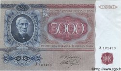 5000 Markkaa FINLAND  1939 P.075a AU