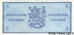 5 Markkaa FINNLAND  1963 P.103 fVZ