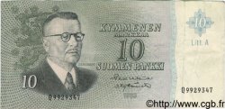 10 Markkaa FINLANDIA  1963 P.104 BC+