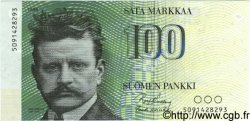 100 Markkaa FINLANDIA  1986 P.115 SC+