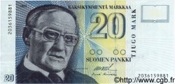 20 Markkaa FINNLAND  1986 P.122 ST