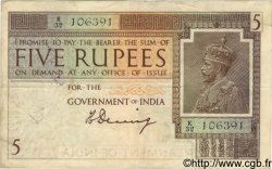 5 Rupees INDIA
  1917 P.004a BB
