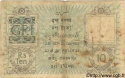 10 Rupees INDIA  1917 P.005a F-