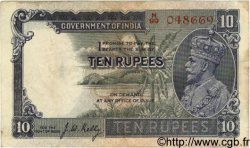 10 Rupees INDIA
  1928 P.016b MB