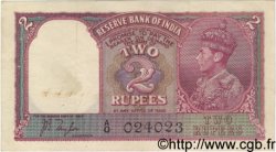 2 Rupees INDIA  1937 P.017a VF