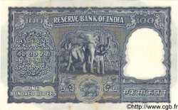 100 Rupees INDIA  1957 P.043b AU-