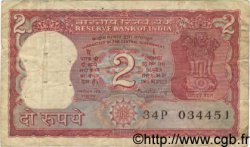2 Rupees INDIA  1981 P.053Aa F