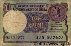1 Rupee INDIA  1985 P.078Ab VG