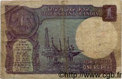 1 Rupee INDIA  1989 P.078Ad G
