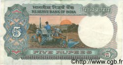 5 Rupees INDIA  1977 P.080f XF