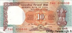 10 Rupees INDIEN
  1984 P.088b fVZ