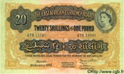 20 Shillings Ou 1 Pound  AFRIQUE DE L