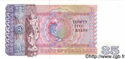 35 Kyats BIRMANIE  1958 P.63 NEUF