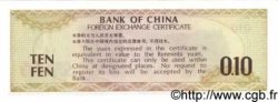 10 Fen CHINE  1979 P.FX1a pr.NEUF