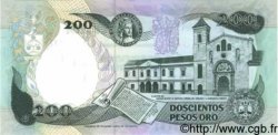 200 Pesos Oro COLOMBIA  1992 P.429e FDC