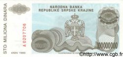100000000 Dinara CROATIE  1993 P.R25 NEUF